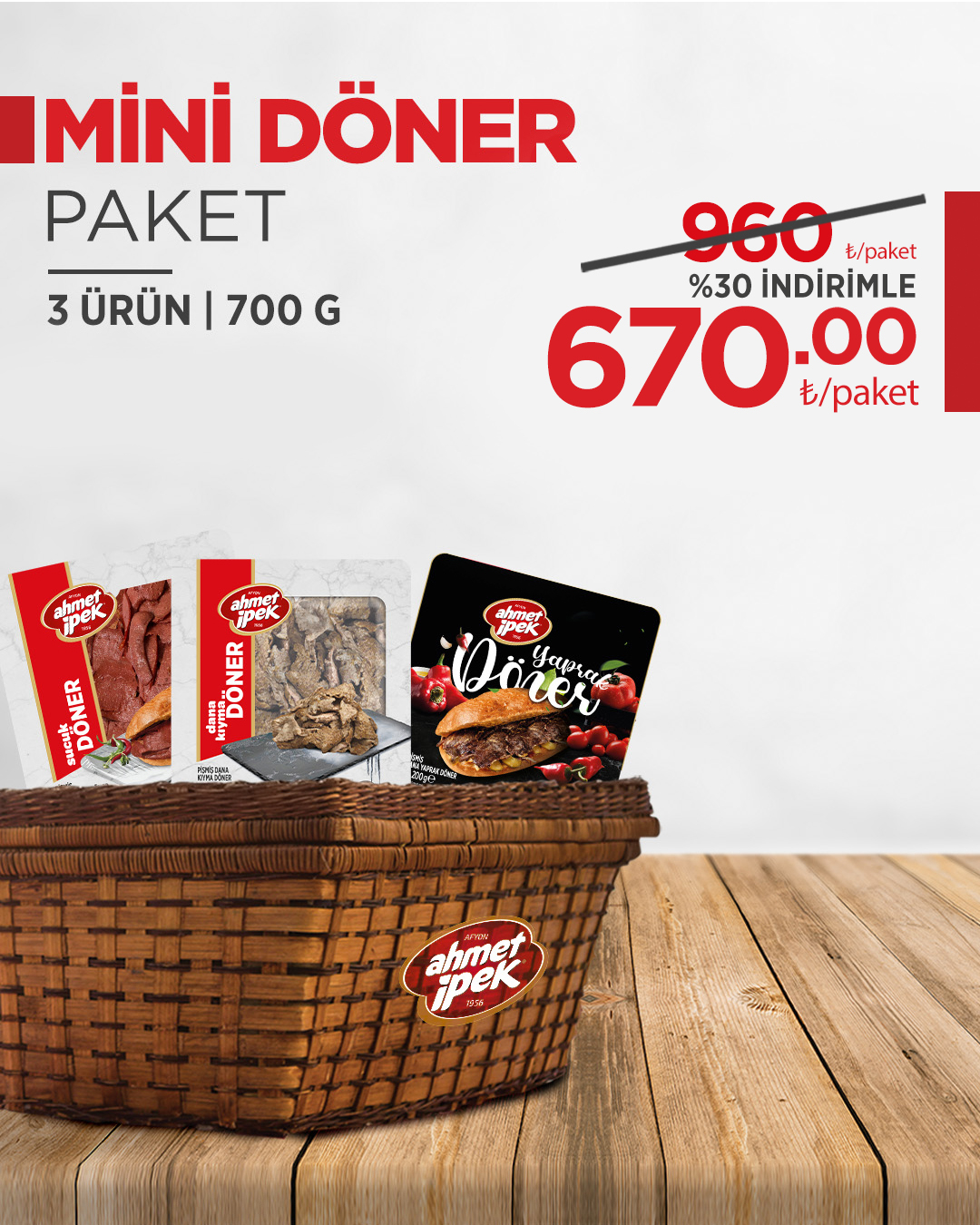 MİNİ DÖNER PAKET